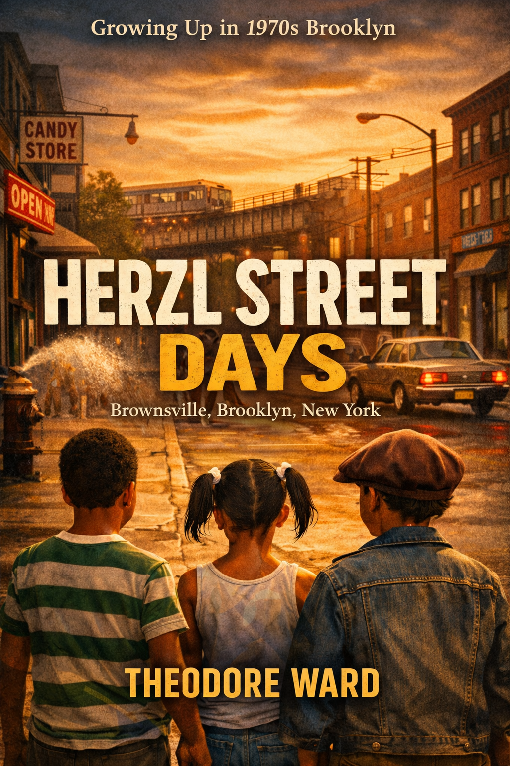 Herzl Street Days book cover by Theodore Ward